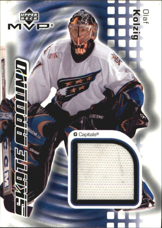 NHL 2002-03 Upper Deck MVP Skate Around Jerseys - No SA-OK - Olaf Kolzig