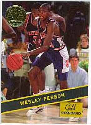 NBA 1994 Signature Rookies Gold Standard - No 14 - Wesley Person