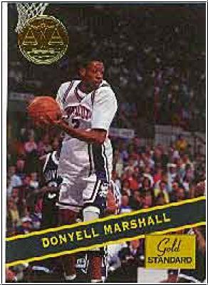 NBA 1994 Signature Rookies Gold Standard - No 10 - Donyell Marshall