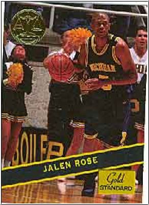 NBA 1994 Signature Rookies Gold Standard - No 16 - Jalen Rose