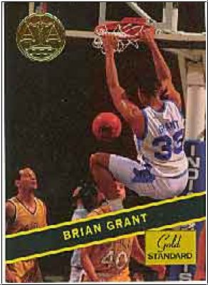 NBA 1994 Signature Rookies Gold Standard - No 6 - Brian Grant