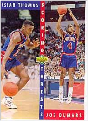 NBA 1992-93 Upper Deck - No 500 - Thomas / Dumars