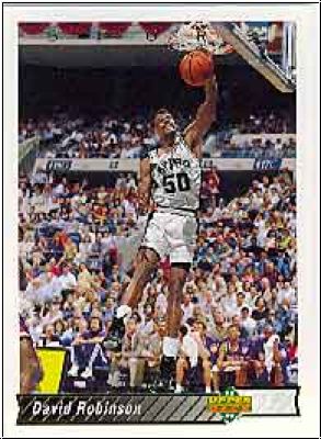 NBA 1992-93 Upper Deck - No 82 - David Robinson