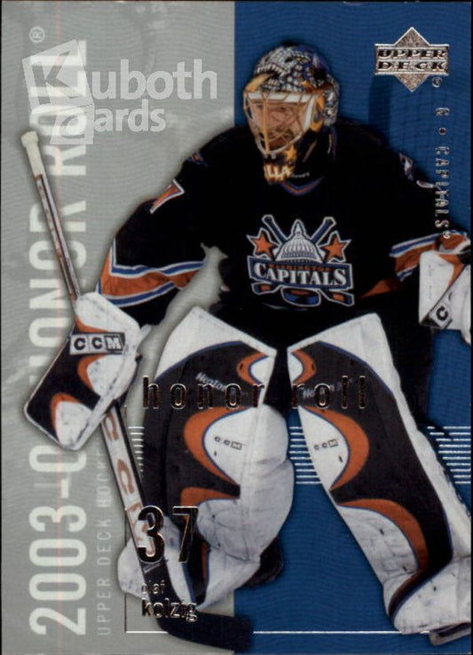 NHL 2003-04 Upper Deck Honor Roll - No 89 - Olaf Kolzig