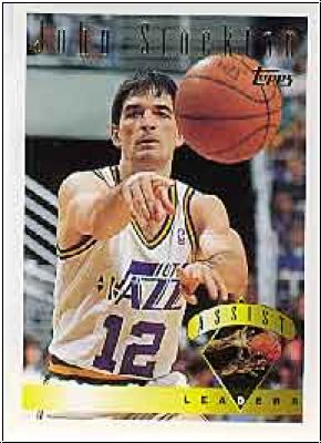 NBA 1995-96 Topps - No 16 - John Stockton