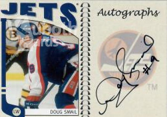 NHL 2004-05 ITG Franchises Canadian Autographs - No A-DSM - Doug Smail