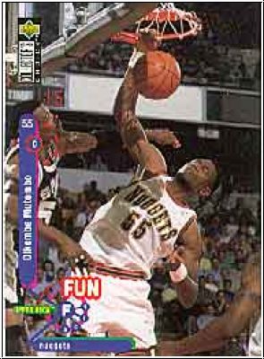 NBA 1995-96 Collector's Choice International French I - No 172 - Dikembe Mutombo