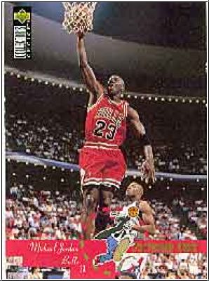 NBA 1995-96 Collector's Choice International German I - No 195 - Michael Jordan