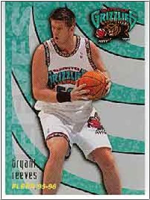 NBA 1995-96 Fleer European - No 347 - Bryant Reeves