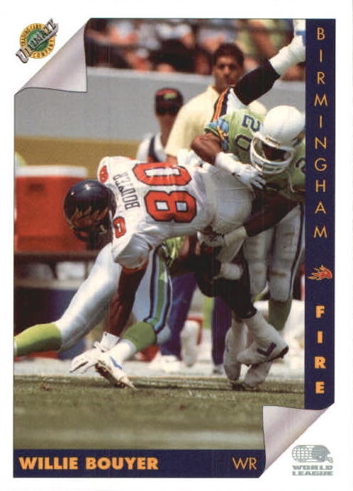 NFL 1992 Ultimate WLAF - No 22 - Willie Bouyer