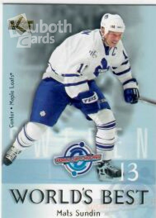 NHL 2004-05 Upper Deck World's Best - No WB24 - Mats Sundin