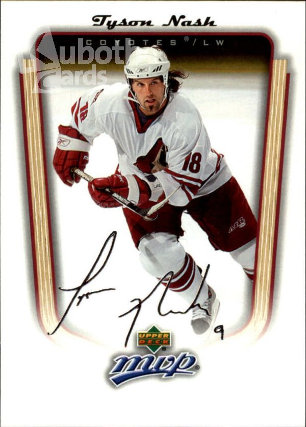 NHL 2005-06 Upper Deck MVP - No 302 - Tyson Nash