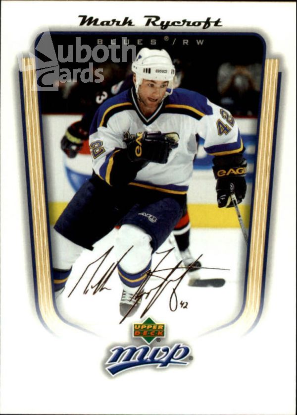 NHL 2005-06 Upper Deck MVP - No 335 - Mark Rycroft