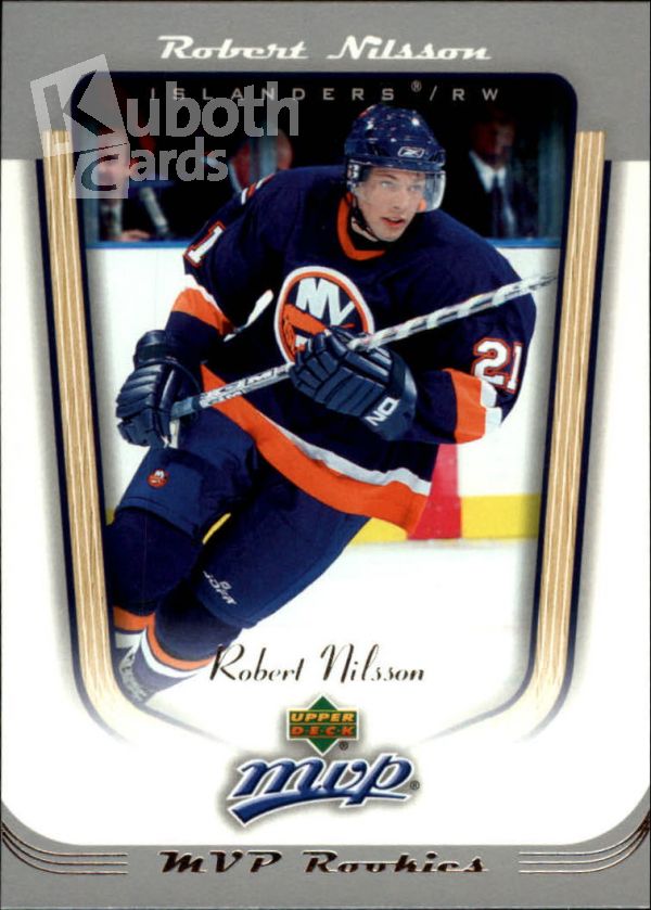 NHL 2005-06 Upper Deck MVP - No 411 - Robert Nilsson