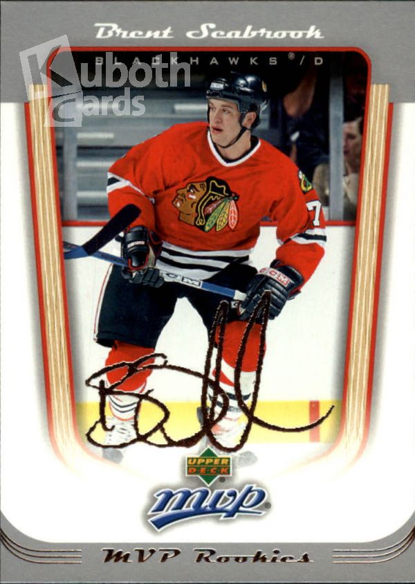 NHL 2005-06 Upper Deck MVP - No 431 - Brent Seabrook