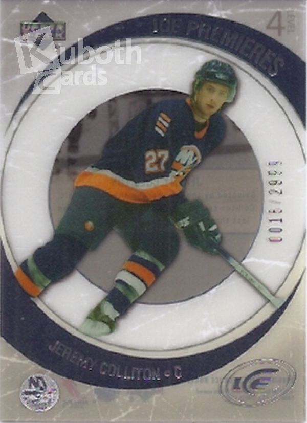 NHL 2005-06 Upper Deck Ice - No 203 - Jeremy Colliton
