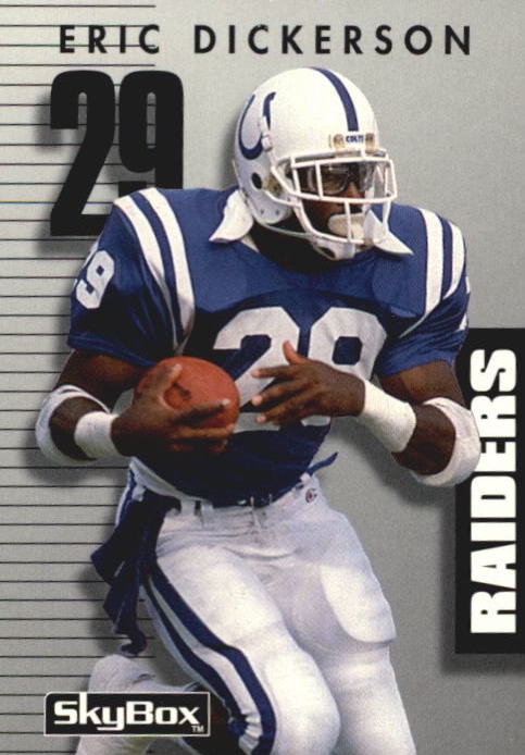 NFL 1992 SkyBox Prime Time - No 213 - Eric Dickerson