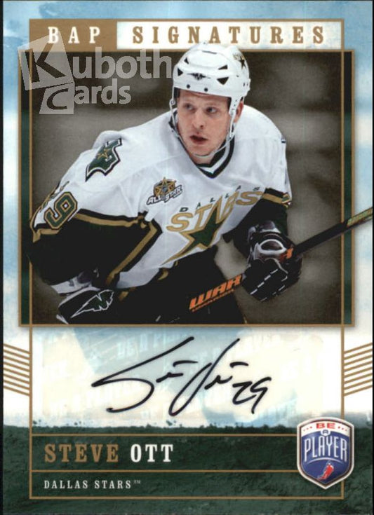 NHL 2006-07 Be A Player Signatures - No OT - Steve Ott