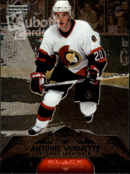 NHL 2007-08 Black Diamond - No 56 - Antoine Vermette