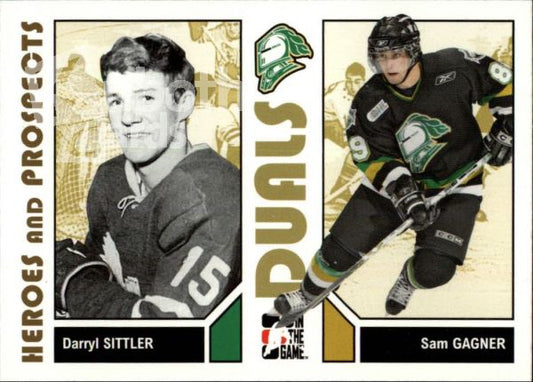 NHL 2007-08 ITG Heroes and Prospects - No 92 - Darryl Sittler / Sam Gagner
