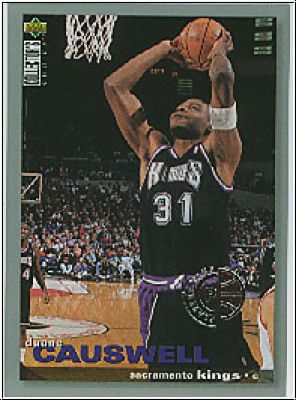 NBA 1995-96 Collector's Choice Players Club - No 224 - Duane Causwell