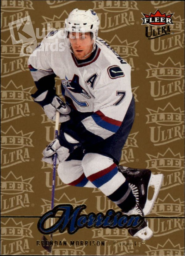NHL 2007-08 Ultra Gold Medallion - No 9 - Brendan Morrison