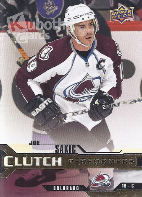 NHL 2007-08 Upper Deck Clutch Performers - No CP6 - Joe Sakic