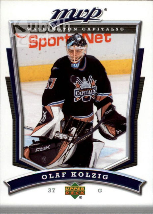 NHL 2007-08 Upper Deck MVP - No 81 - Olaf Kölzig