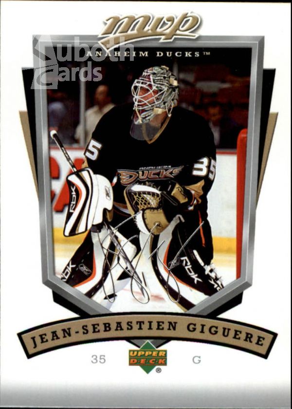 NHL 2006-07 Upper Deck MVP - No 10 - Jean-Sebastien Giguere