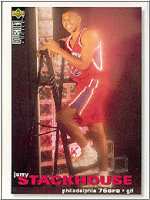NBA 1995-96 Collector's Choice International II - No 72 - Jerry Stackhouse