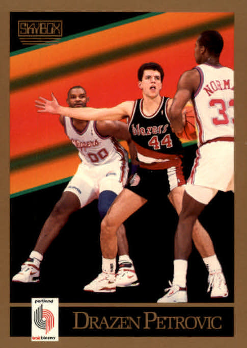 NBA 1990-91 SkyBox - No 237 - Drazen Petrovic