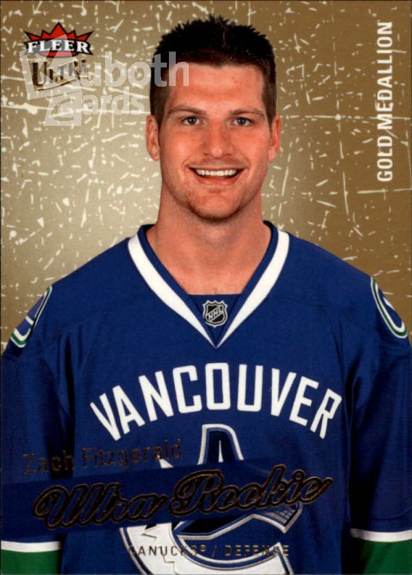 NHL 2008-09 Ultra Gold Medallion - No 237 - Zach Fitzgerald