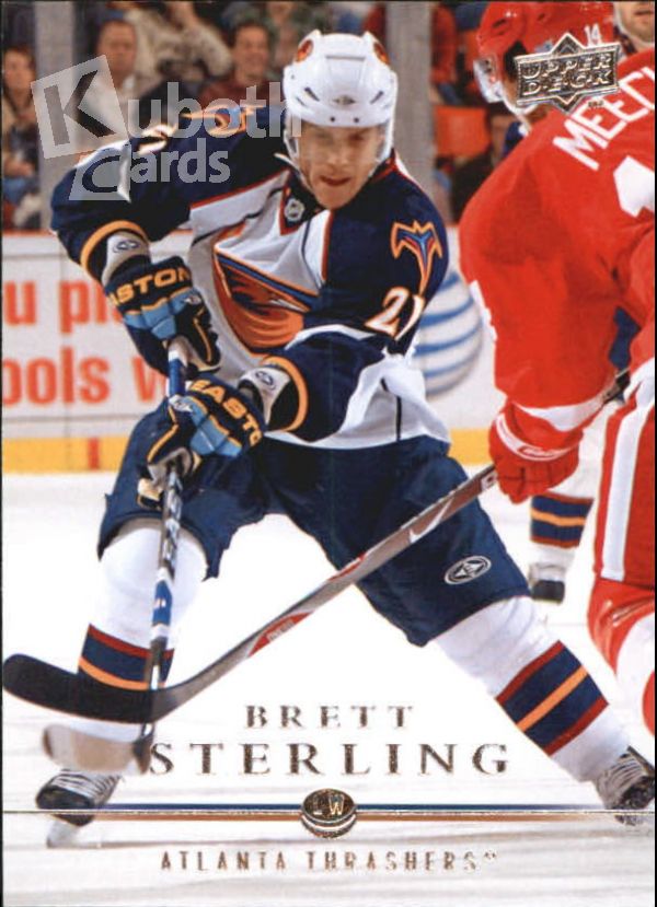 NHL 2008-09 Upper Deck - No 257 - Brett Sterling