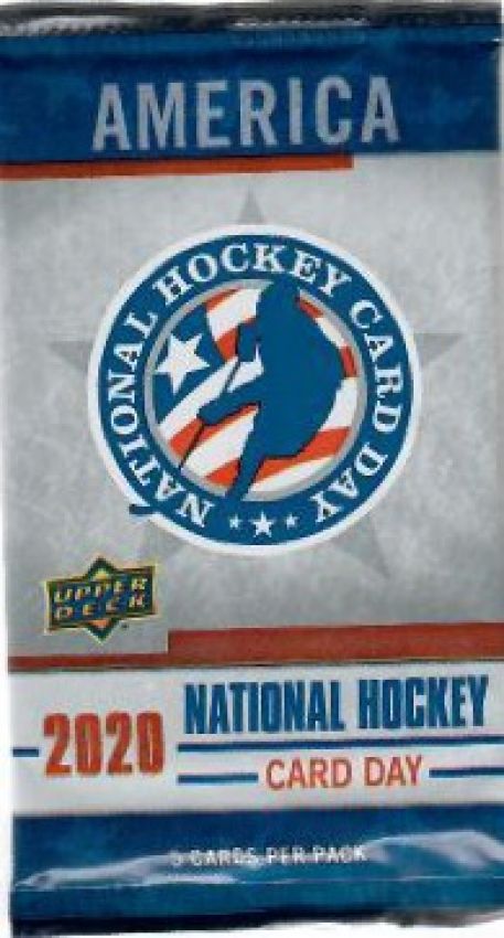 NHL 2020 Upper Deck America National Hockey Card Day