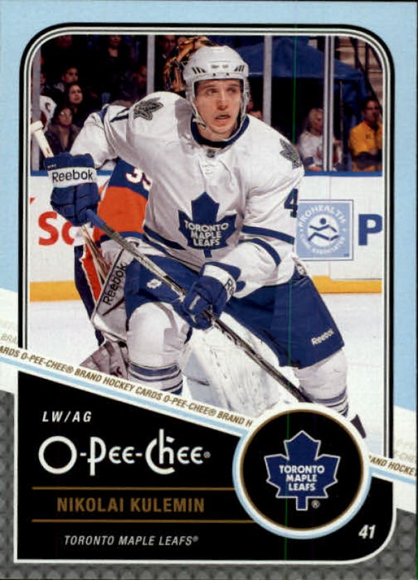 NHL 2011-12 O-Pee-Chee - No. 312 - Nikolai Kulemin