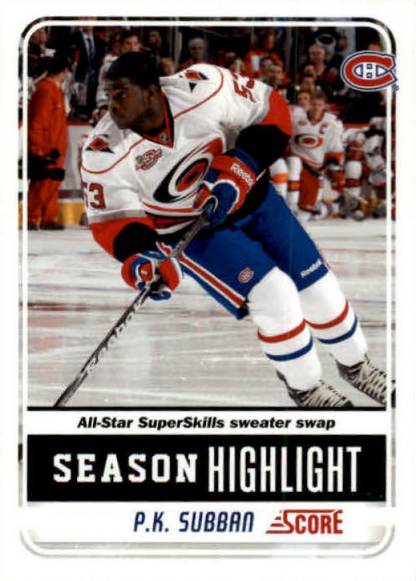 NHL 2011-12 Score - No 14 - PK Subban