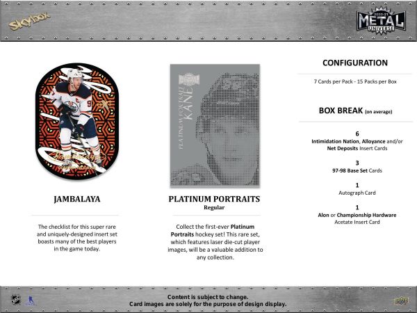NHL 2020-21 SkyBox Metal Universe - Box