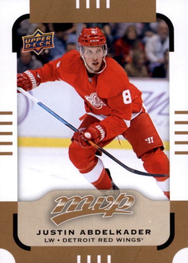 NHL 2015-16 Upper Deck MVP - No 54 - Justin Abdelkader