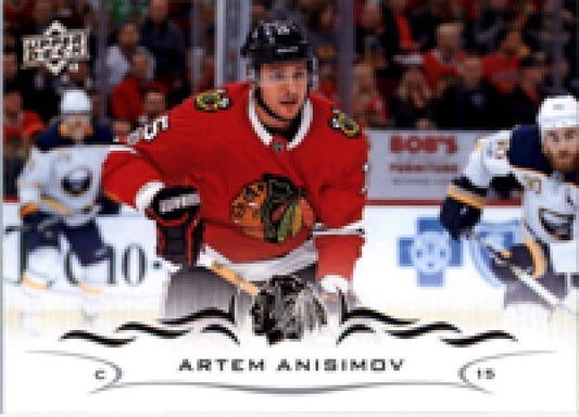 NHL 2018-19 Upper Deck - No 43 - Artem Anisimov