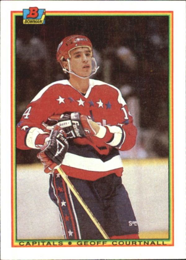 NHL 1990-91 Bowman - No. 73 - Geoff Courtnall