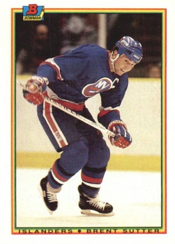 NHL 1990-91 Bowman - No 126 - Brent Sutter