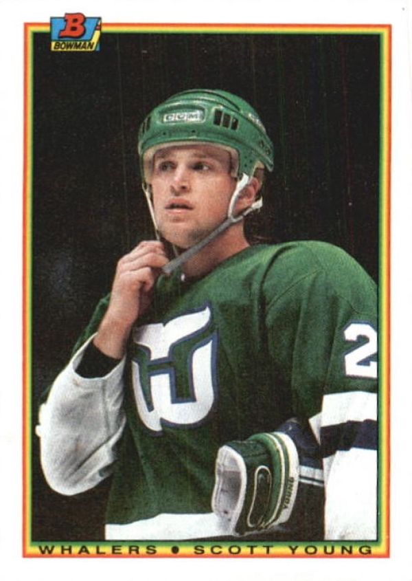 NHL 1990-91 Bowman - No 253 - Scott Young