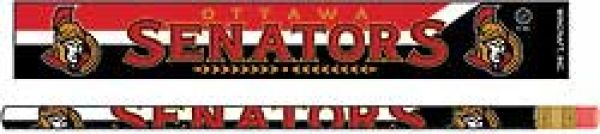 NHL pencil set of 6 pieces - Ottawa Senators