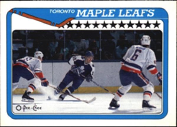 NHL 1990-91 O-Pee-Chee - No 241 - Team Toronto Maple Leafs