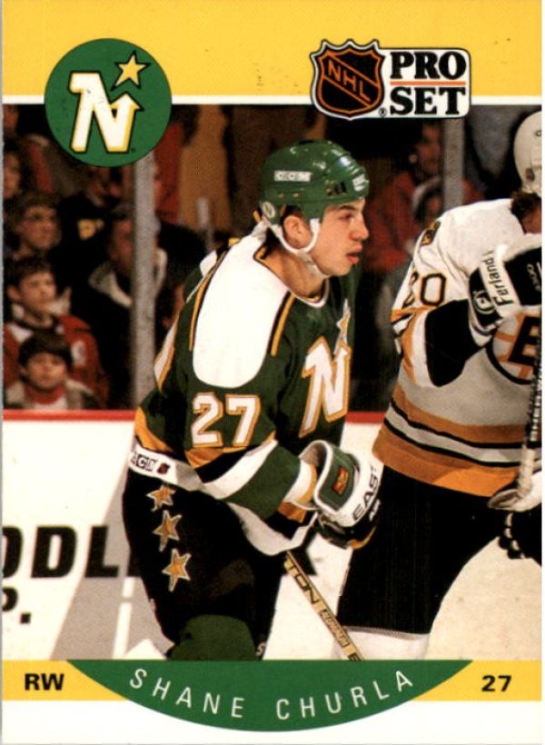 NHL 1990-91 Pro Set - No 135 - Shane Churla