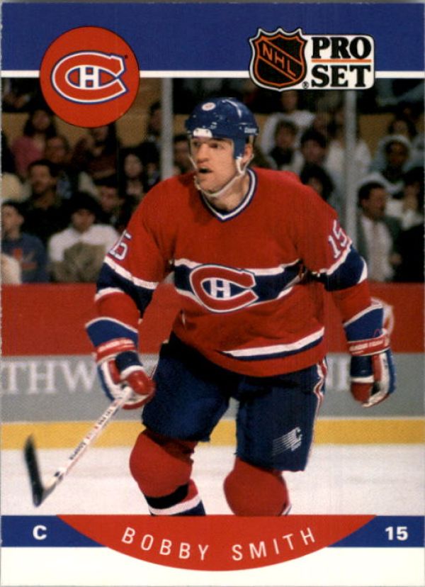 NHL 1990-91 Pro Set - No 160 - Bobby Smith
