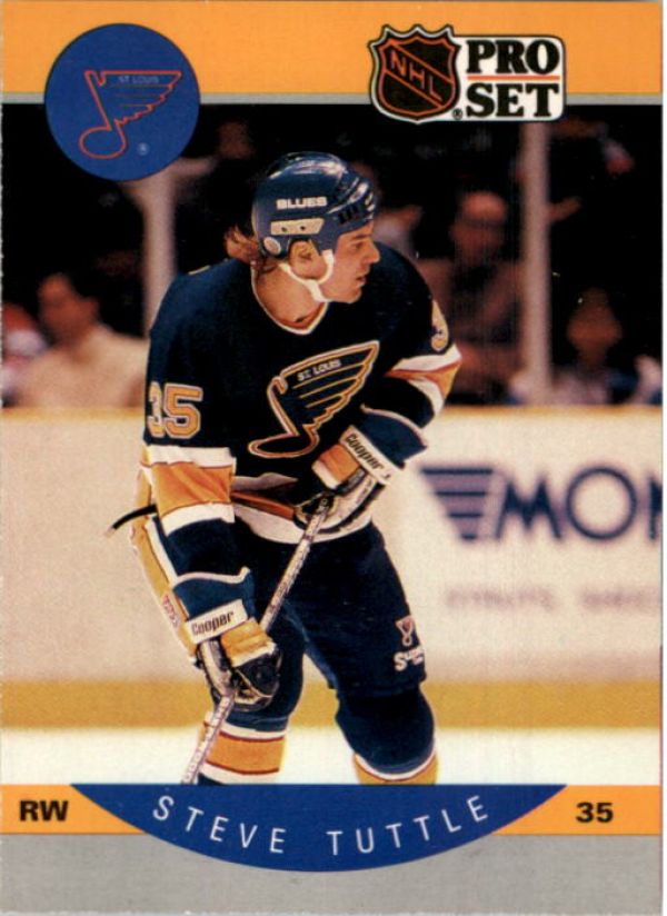 NHL 1990-91 Pro Set - No 273 - Steve Tuttle
