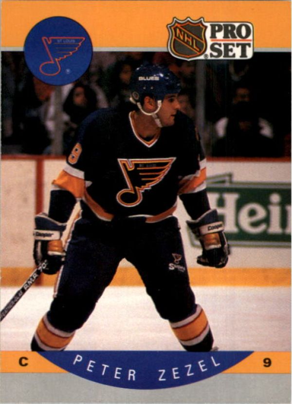 NHL 1990-91 Pro Set - No 274 - Peter Zezel