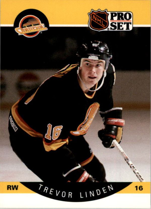 NHL 1990-91 Pro Set - No 299 - Trevor Linden