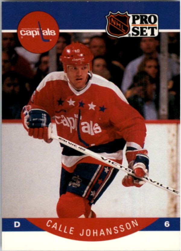 NHL 1990-91 Pro Set - No 313 - Calle Johansson
